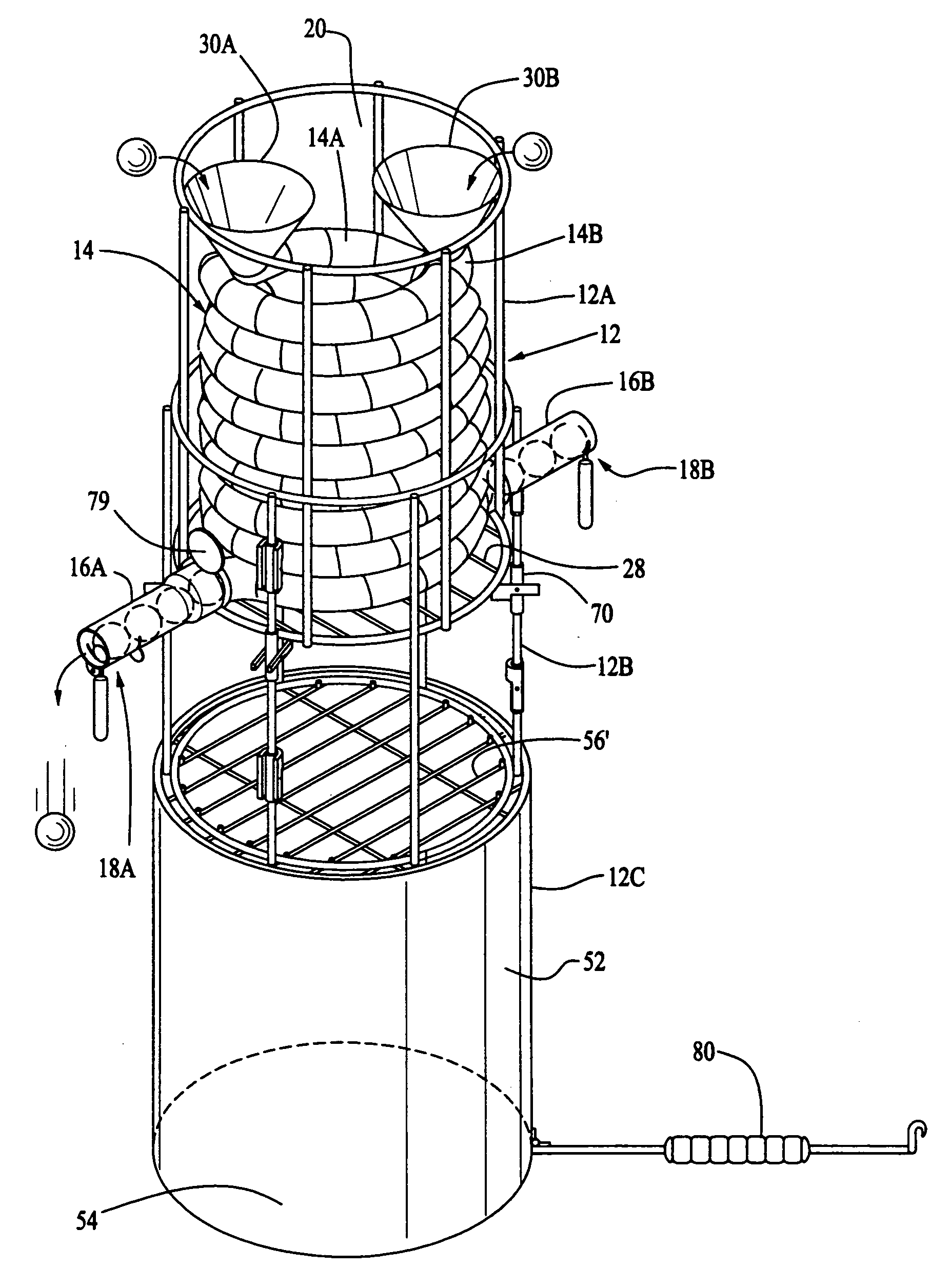 Tennis ball delivery device