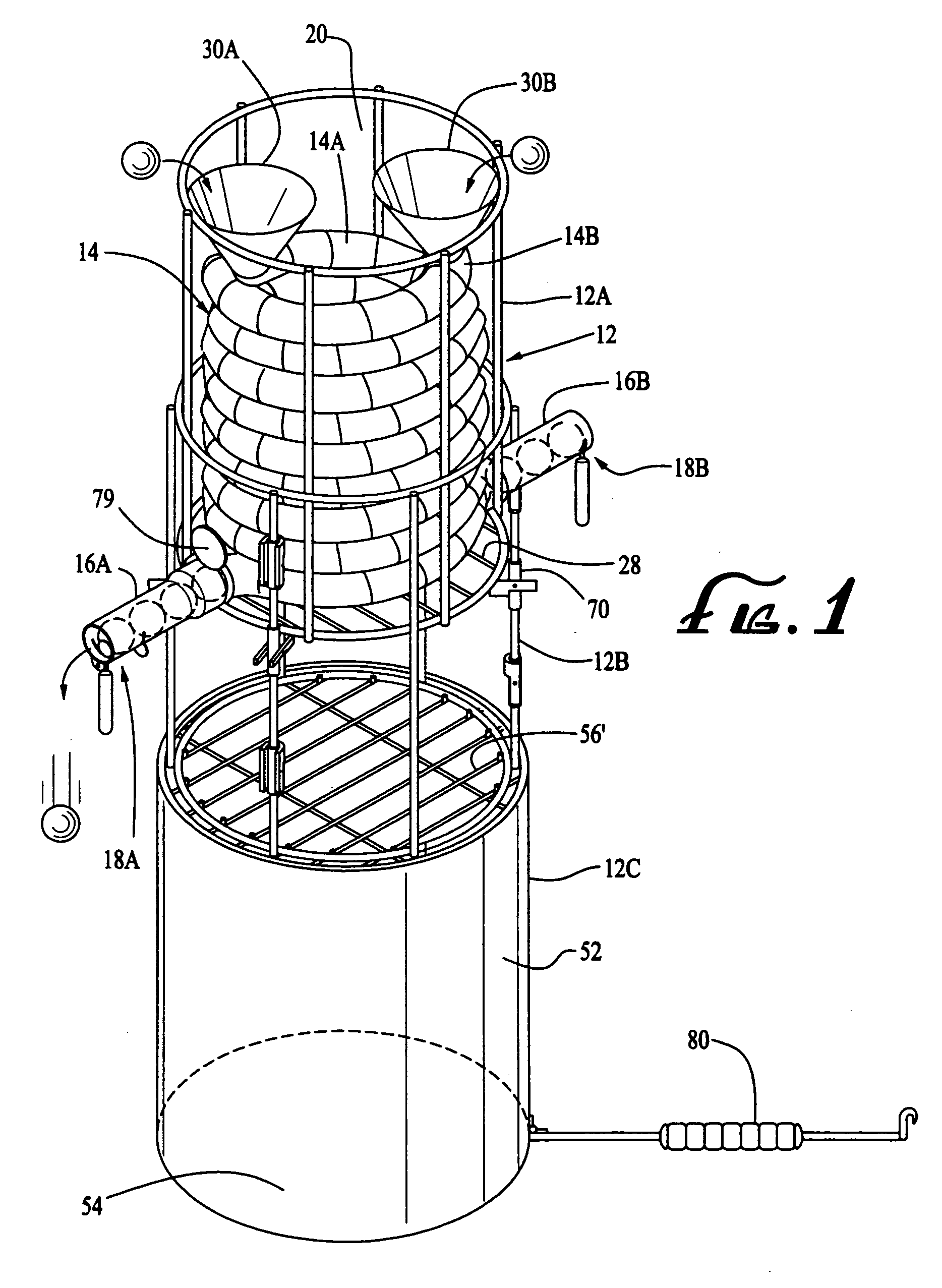 Tennis ball delivery device