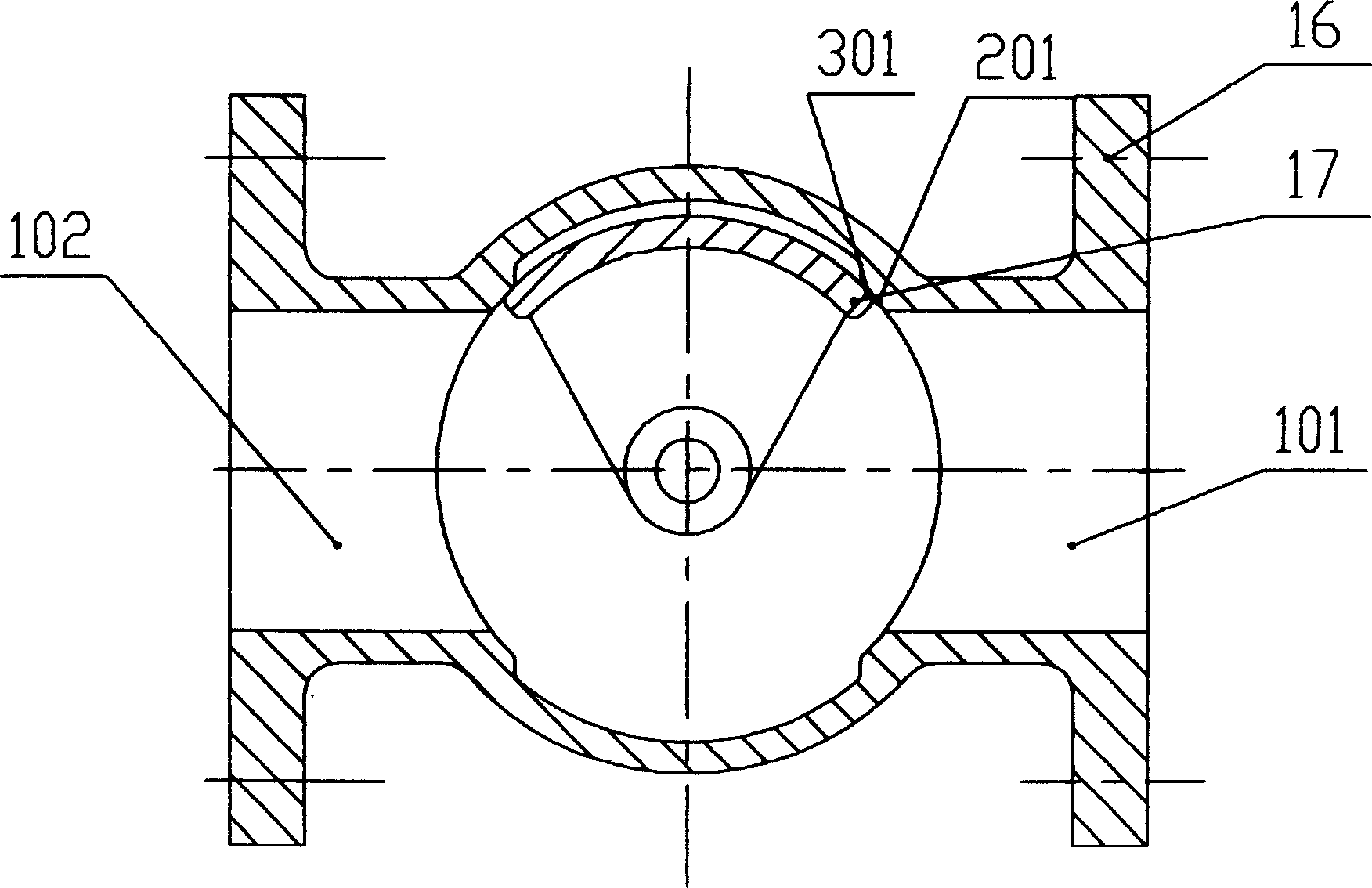 Portable double-sealing rotating cutting valve