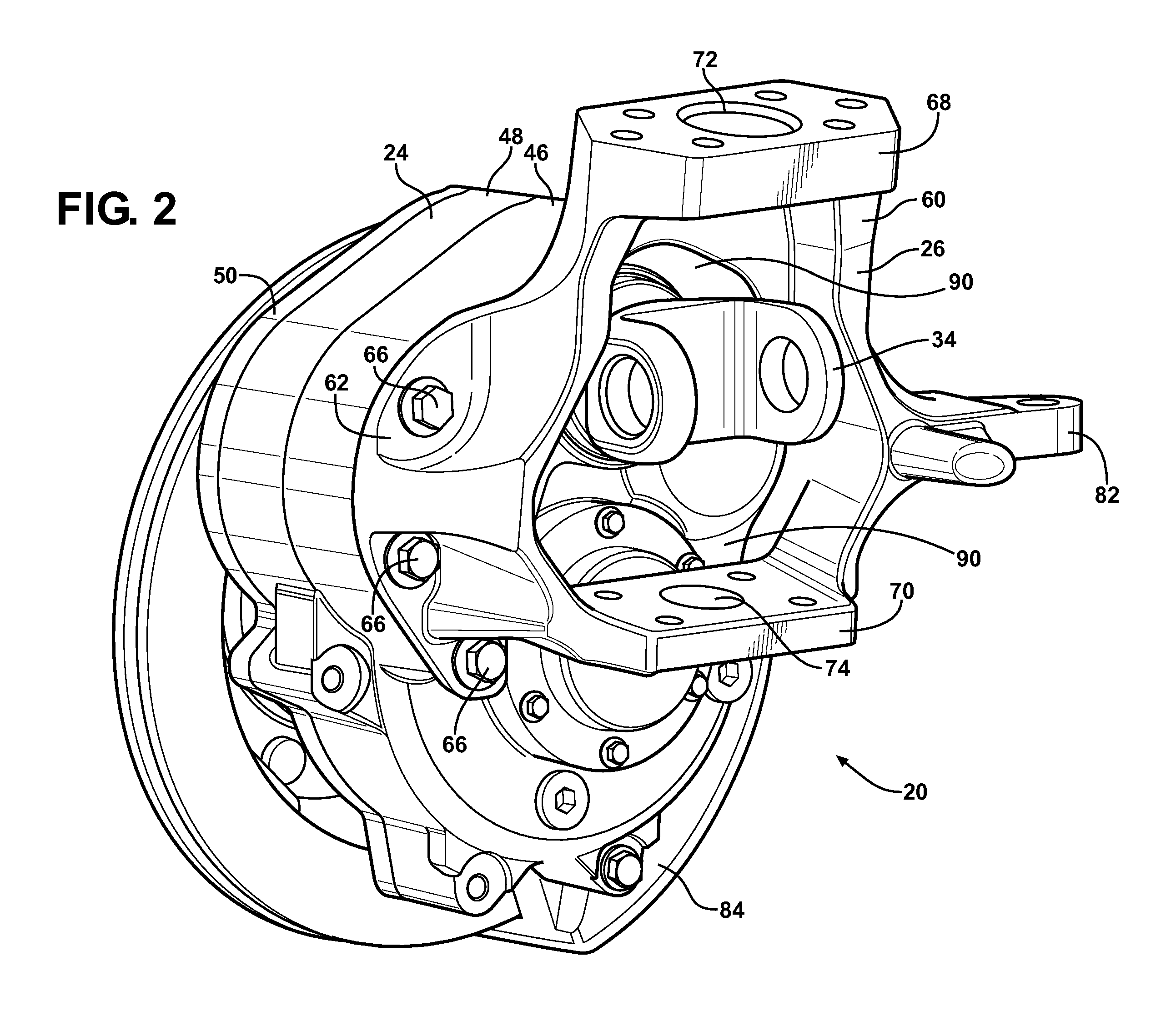 Portal wheel end