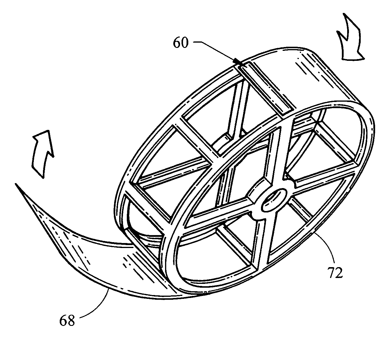 Reel strip attachment