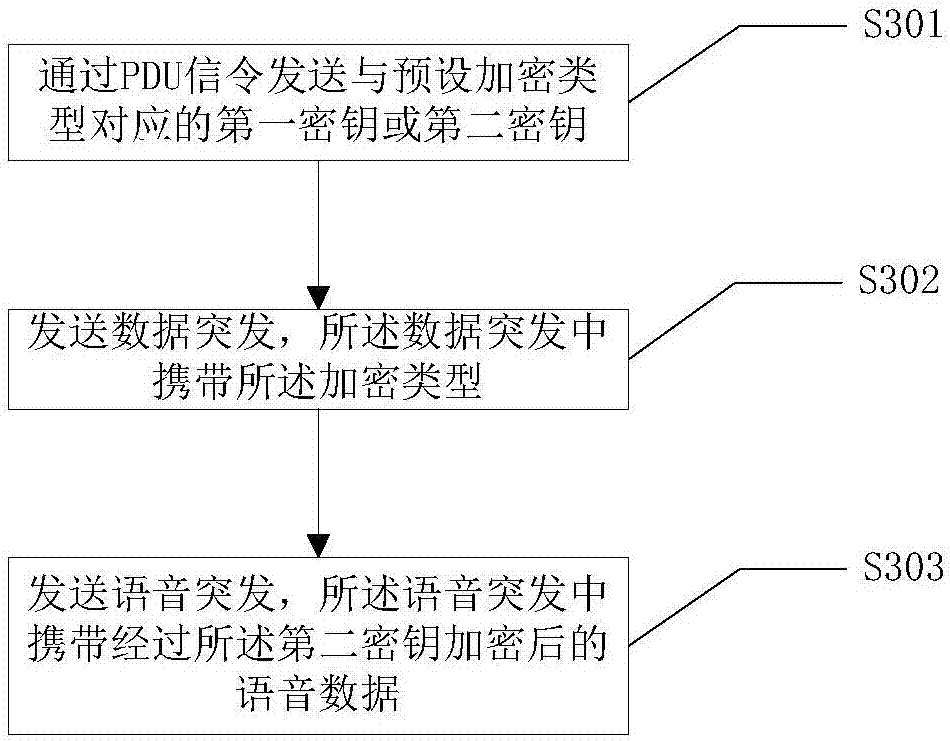 Method and device for achieving voice encryption based on DMR (Digital Mobile Radio) standard