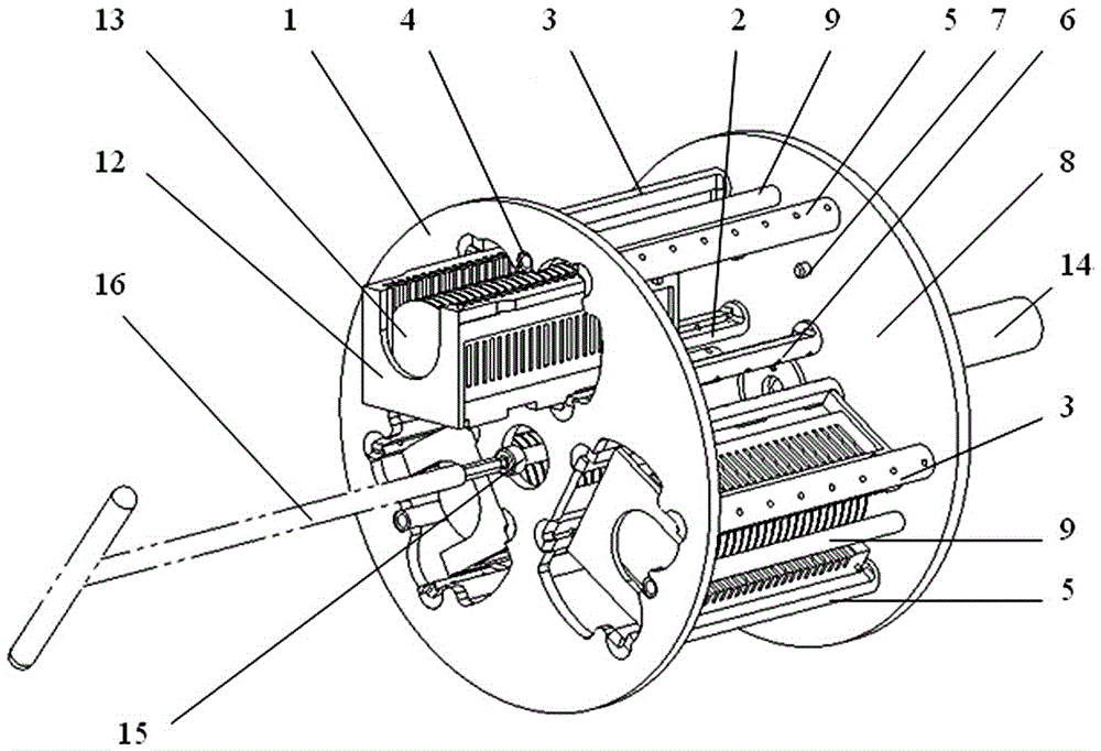 Special multi-station turntable for rotary washing equipment