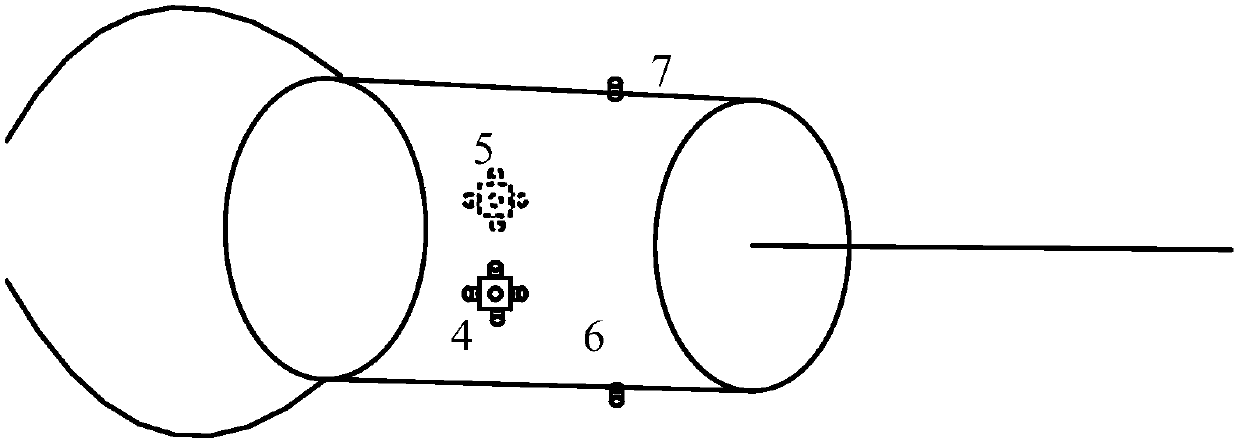 Attitude joint takeover control method for non-cooperative targets in space using tether thrusters