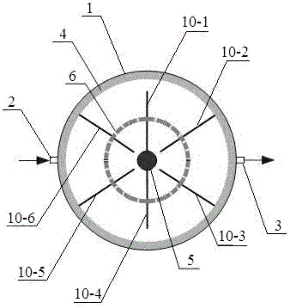 Integrated electrochemical treatment device for deep treatment and deep treatment method