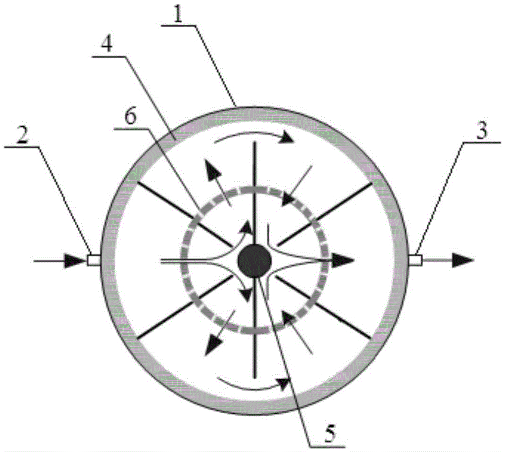 Integrated electrochemical treatment device for deep treatment and deep treatment method