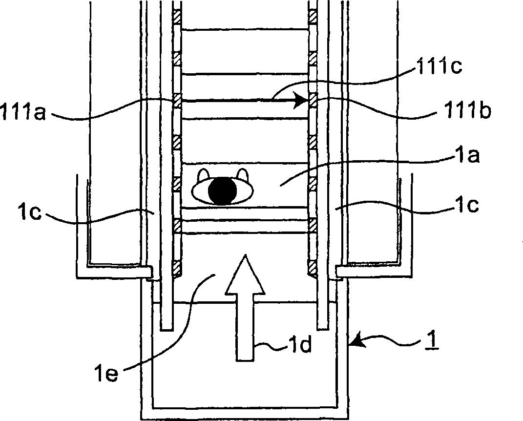 Safety device for escalator