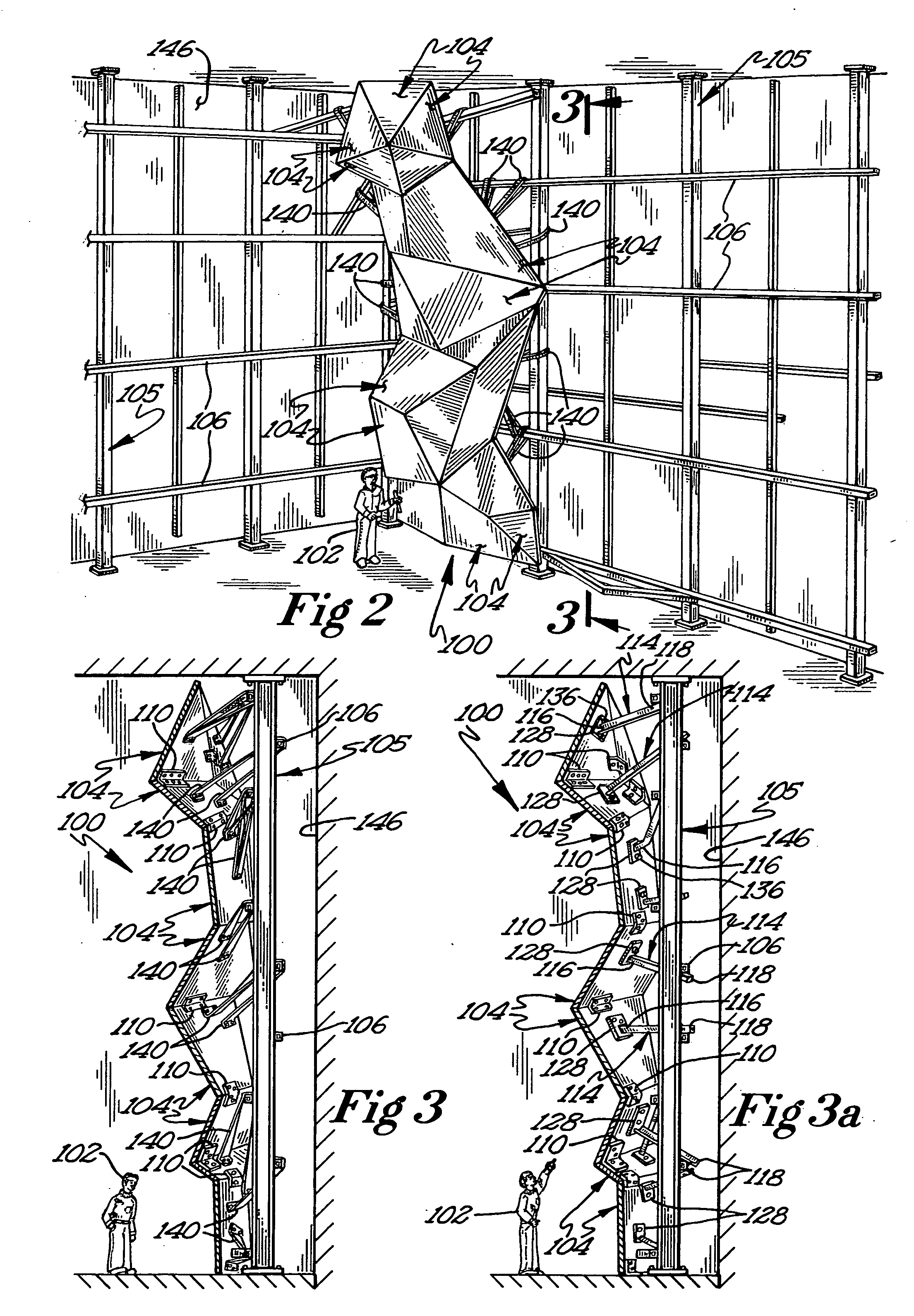 Climbing wall structure and method of construction