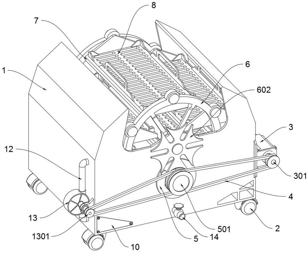 Surface wetting device capable of preventing sewage outflow for ceramic ground laying