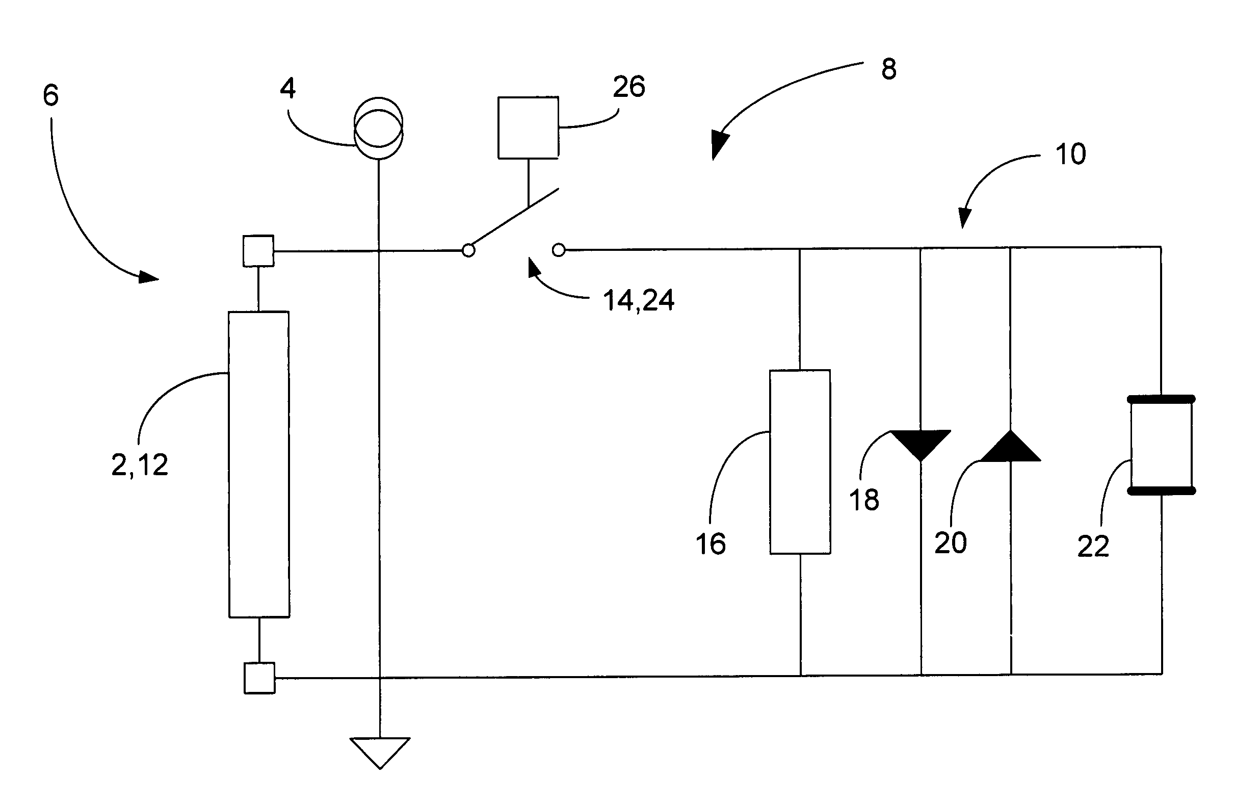 System and method for decreasing ESD damage during component level long term testing