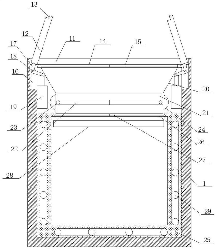 Odor-resistant garbage can for kitchen garbage collection