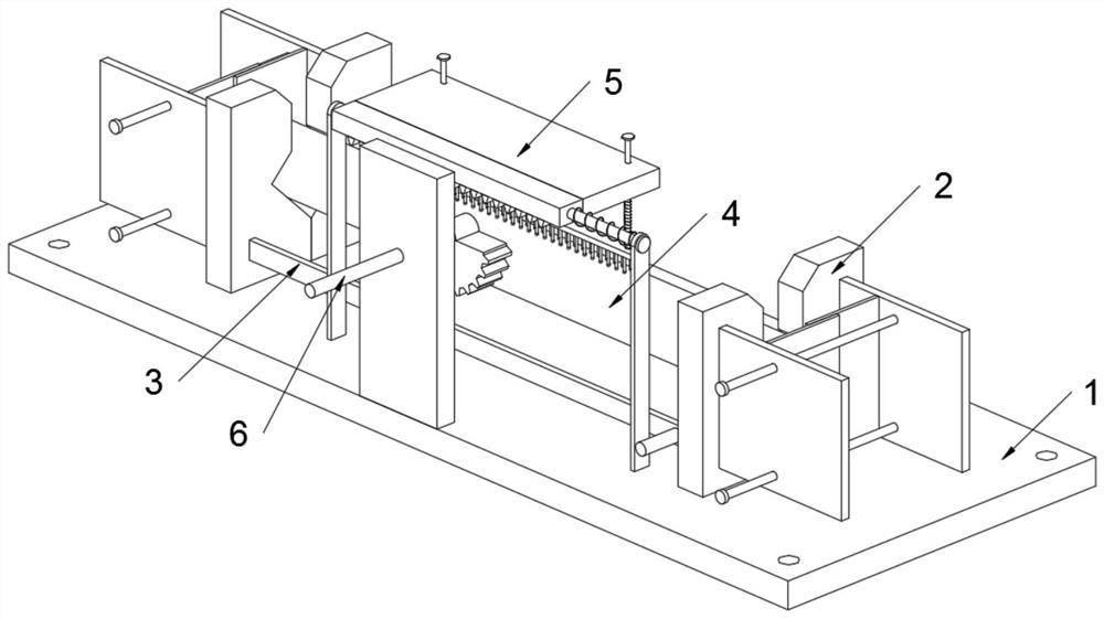 Driving shaft fixing and machining tool for mechanical part machining