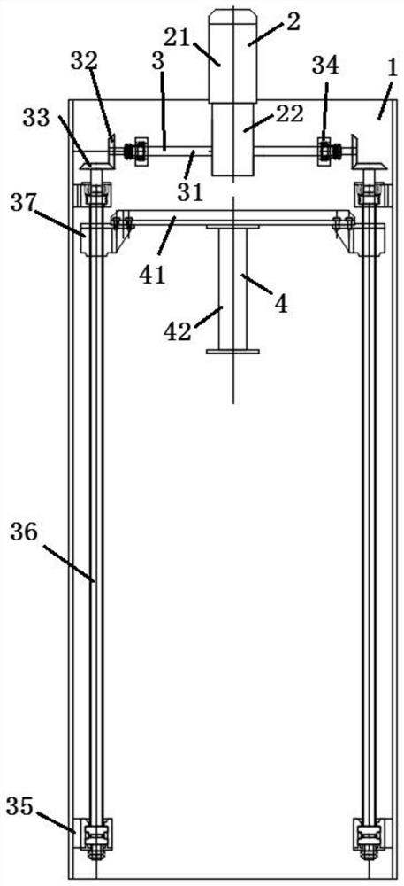 High-precision lead screw nut transmission positioning device