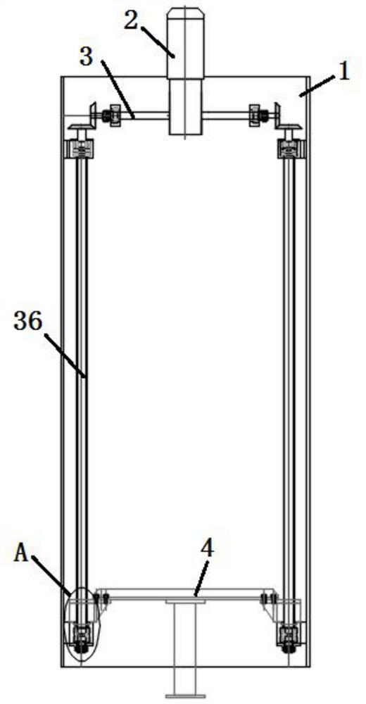 High-precision lead screw nut transmission positioning device