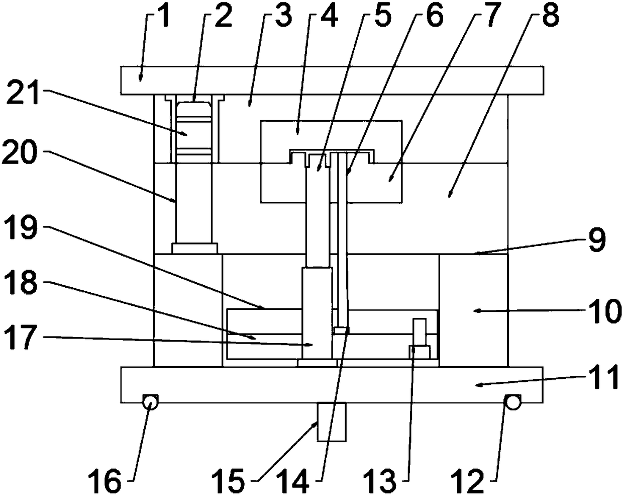 Multi-adjustment type plastic mold