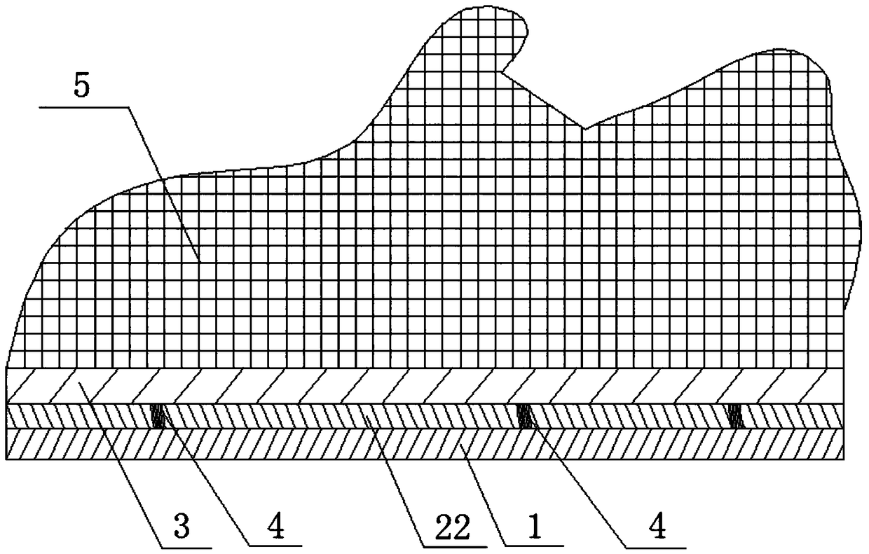 Anti-static shoe sole free of humidity dependence, manufacturing method thereof and anti-static shoe