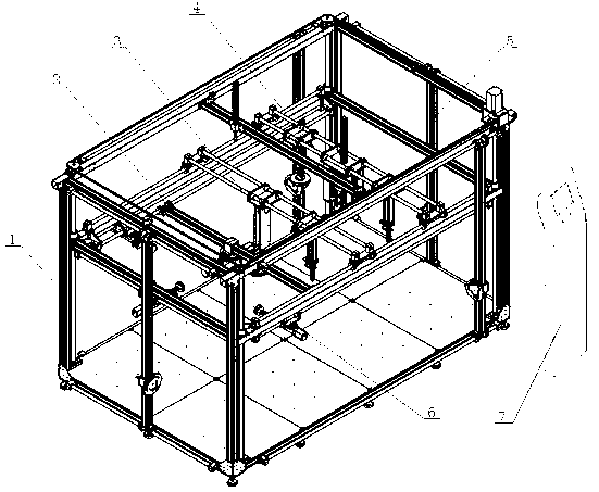 Static load, stability and impact testing machine for chairs, cabinets, tables, beds and screens