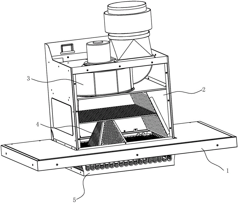 Filter screen of exhaust hood