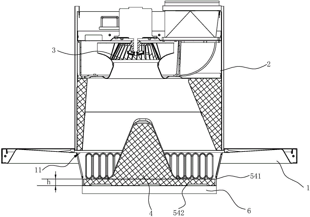 Filter screen of exhaust hood