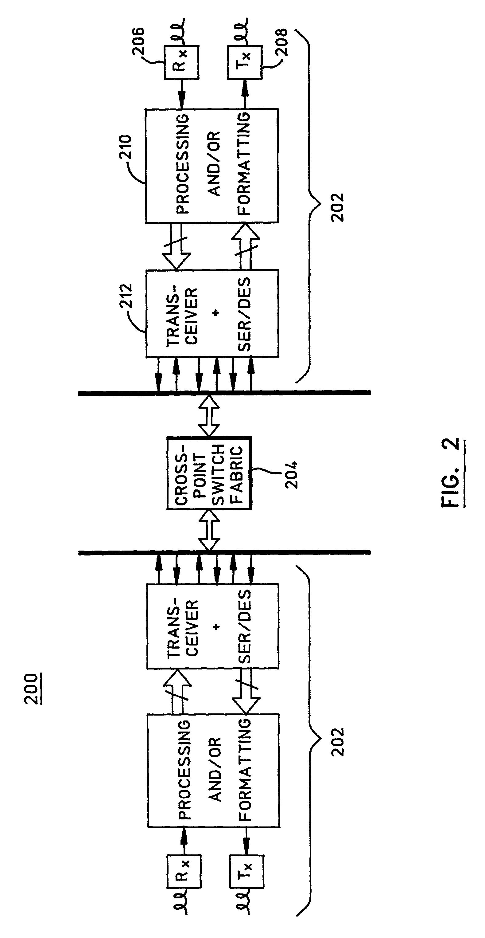 Transmission of data frames as a plurality of subframes over a plurality of channels