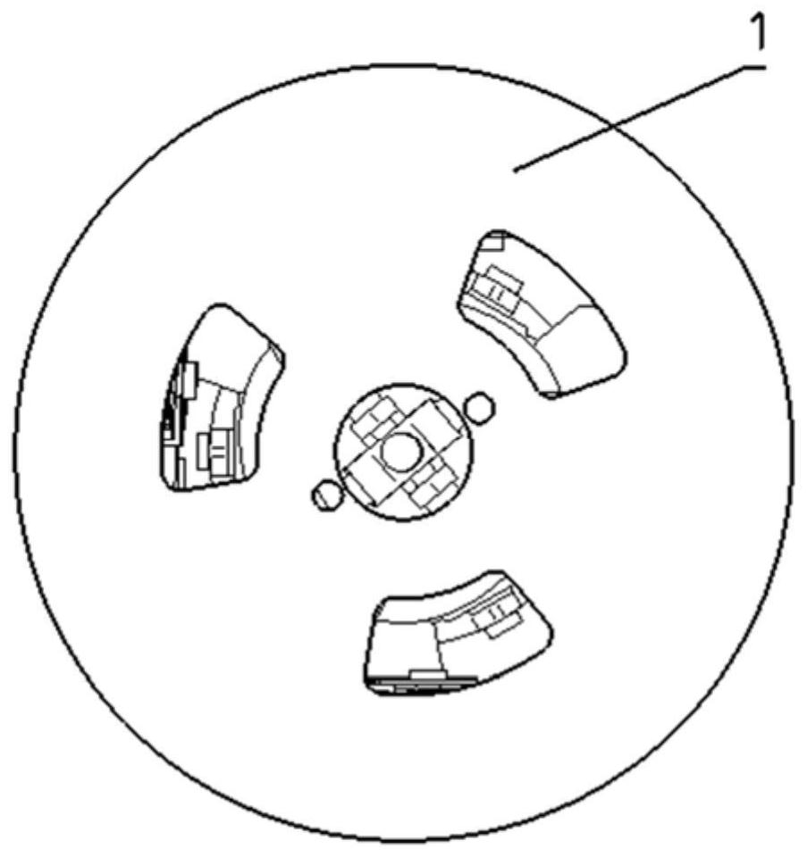 Bionic flexible mechanical wrist device for quarantine sampling