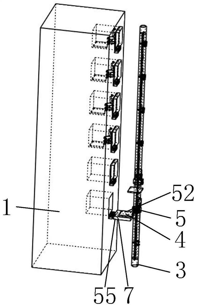 Fire escape device for high buildings