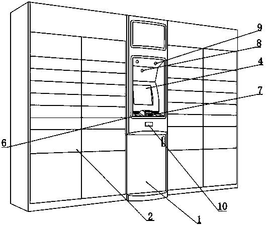 Parcel delivery method of intelligent parcel delivery system