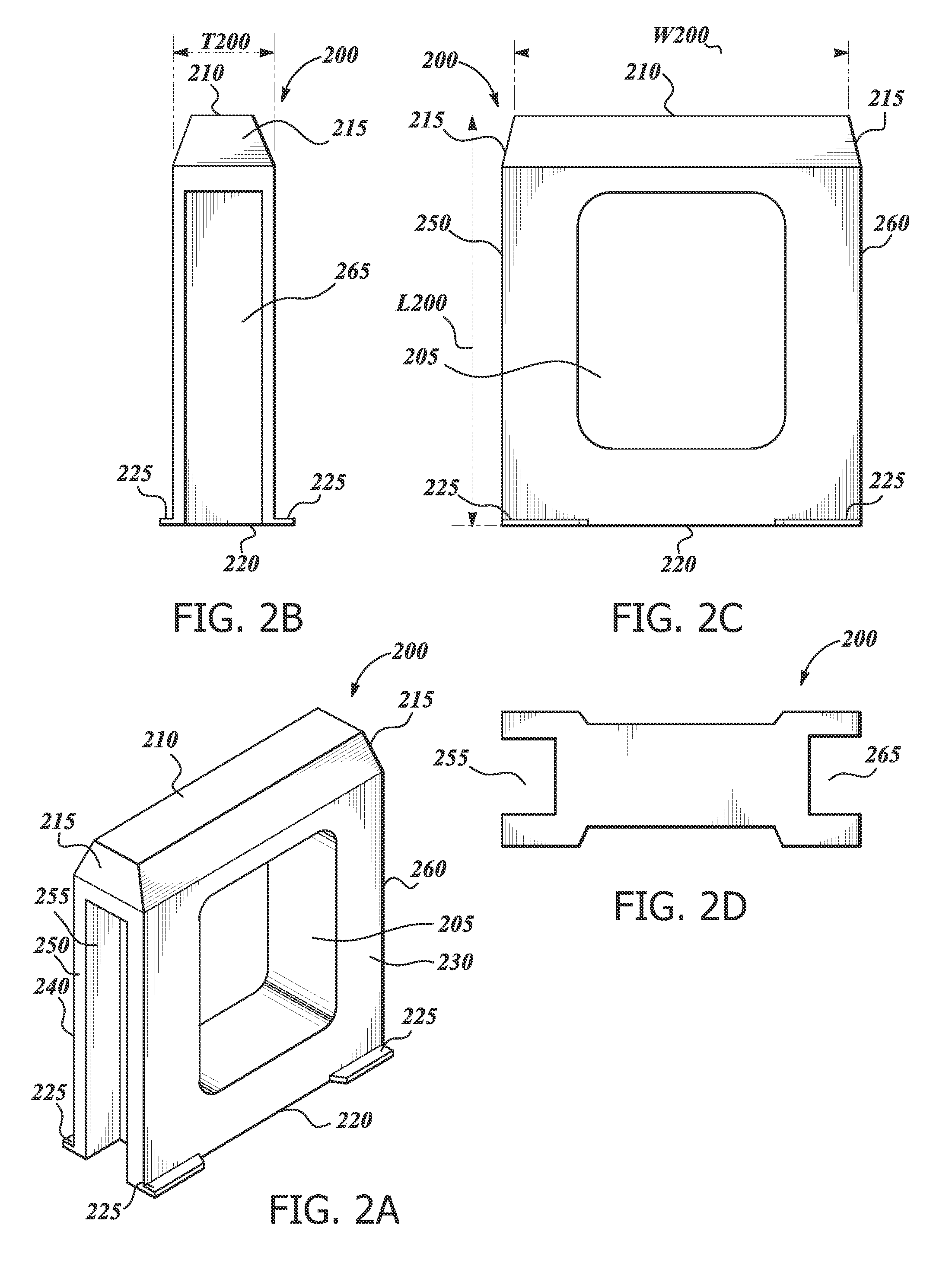 Reinforcing insert article, kit and method