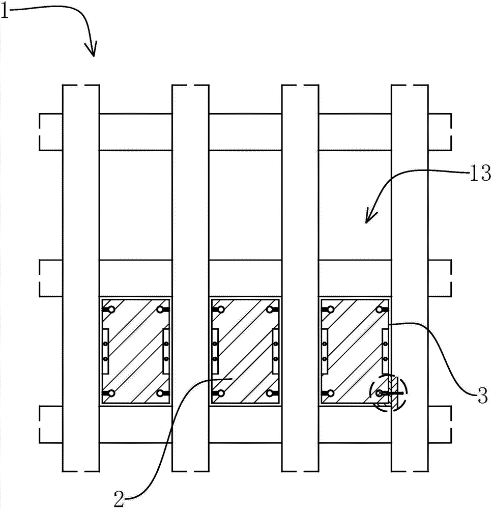 Hidden frame glass curtain wall, special disassembly tool and installation method