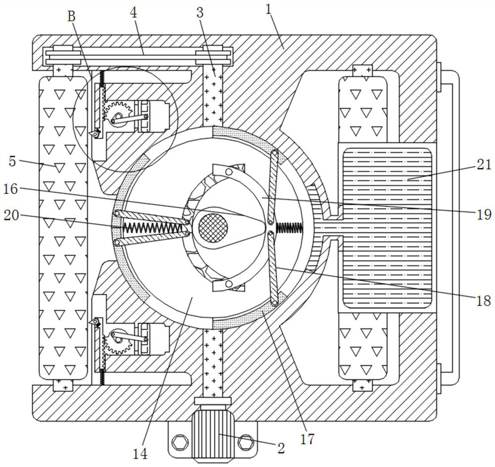 Workshop mopping machine capable of intermittently supplying water to reduce waste