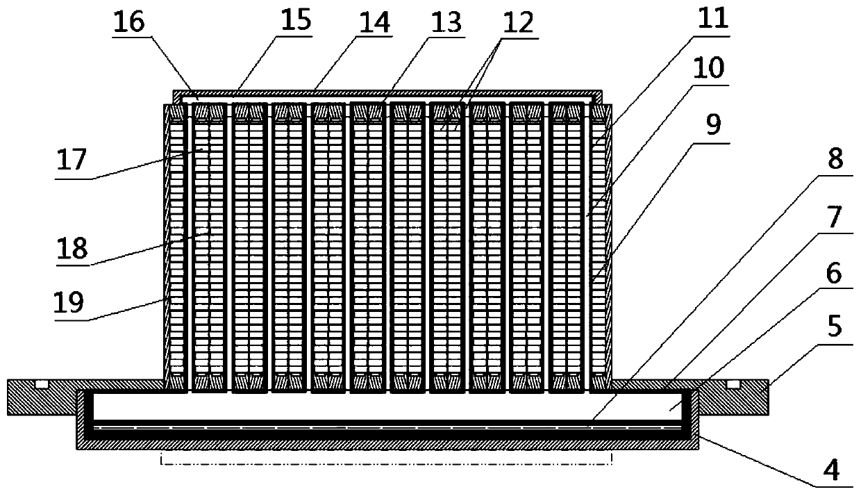 A plate-fin microcirculation radiator and a microcirculation heat exchange system