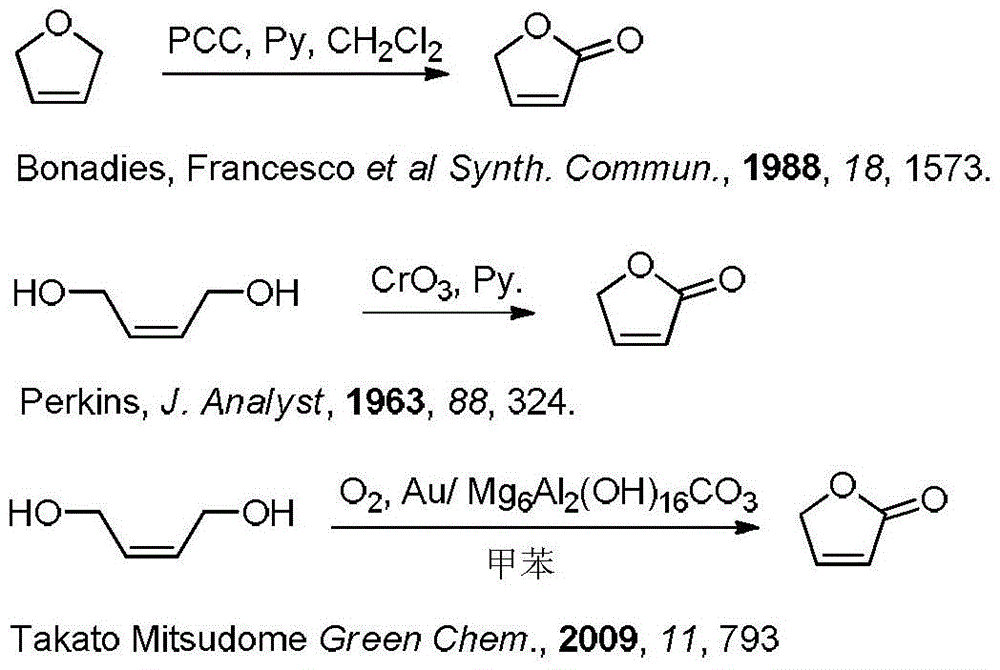 A kind of synthetic method of γ-crotonyl lactone and its derivatives