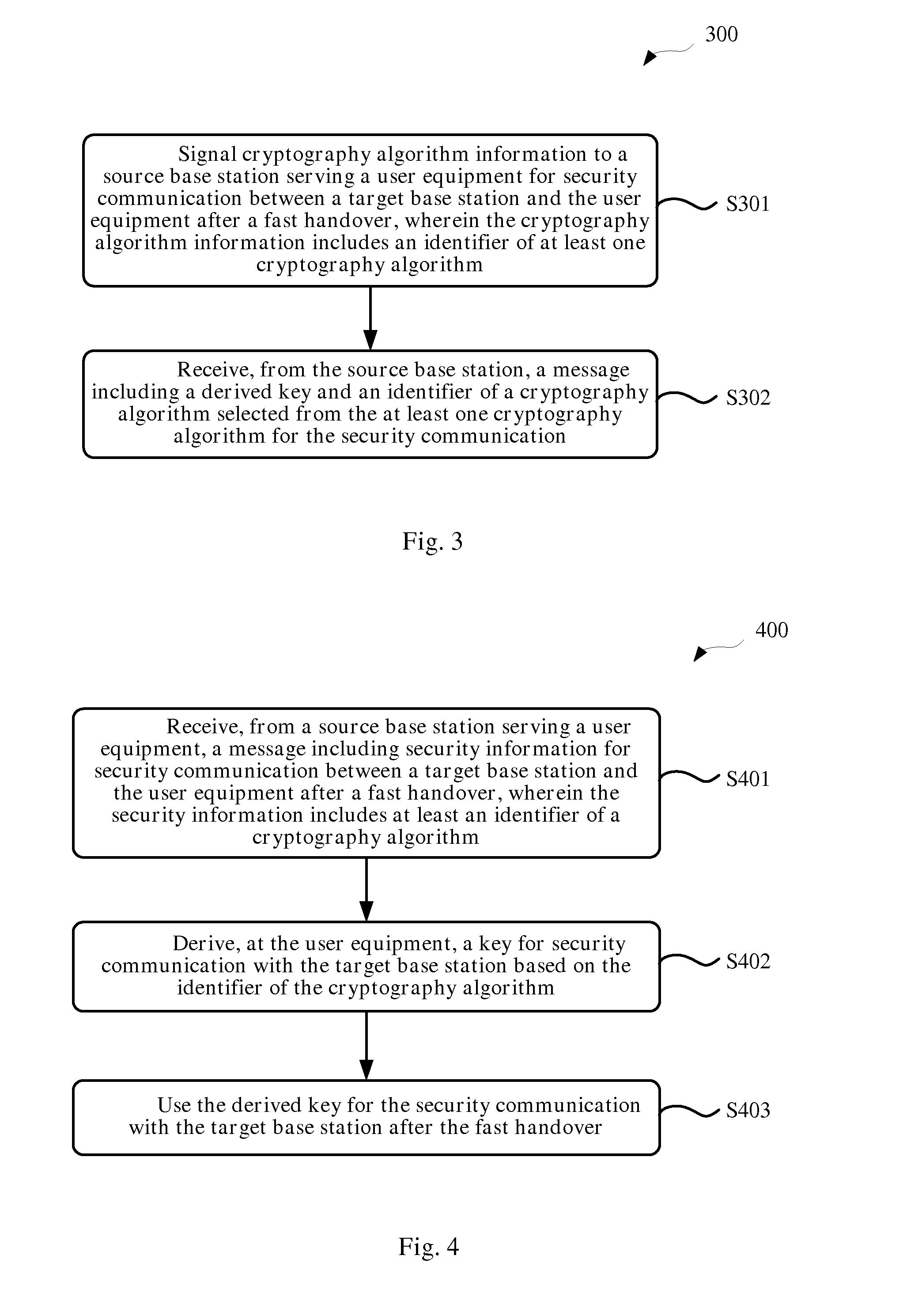 Methods, apparatuses and computer program products for fast handover