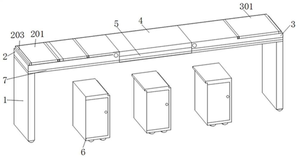 A kind of multifunctional home bar expandable wine cabinet