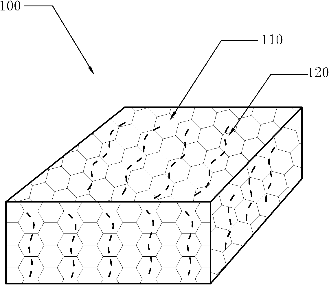 Expanding and high heat dissipation material and preparing method thereof