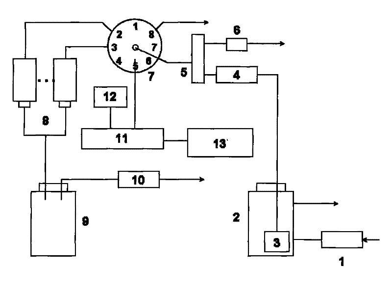 Sailing multi-channel membrane filtration suspended particle sampling system