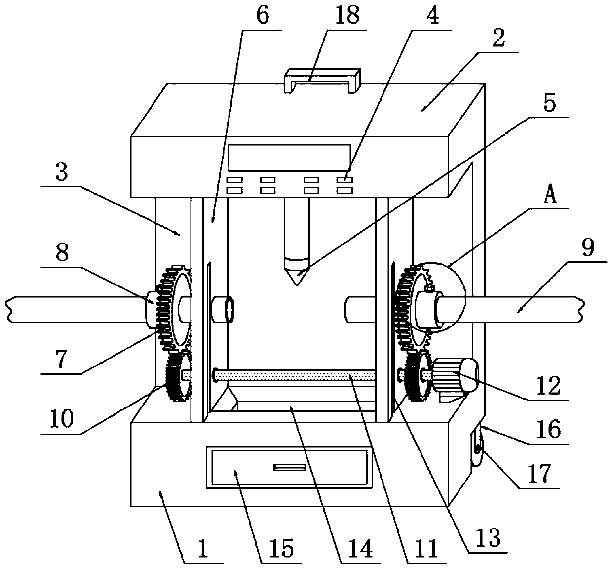 Convenient and fast welding device for building construction