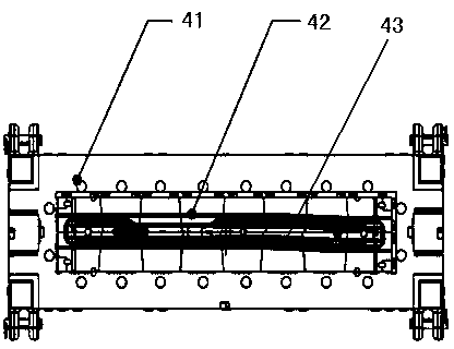 Stretching mould with rib resistance capable of being adjusted