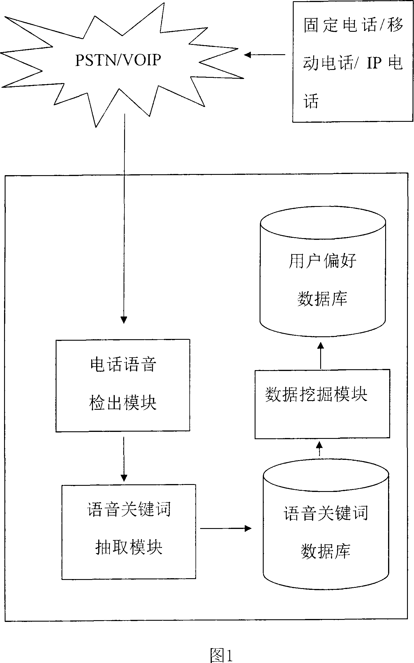 System and method for digging key information of telephony nature conversation