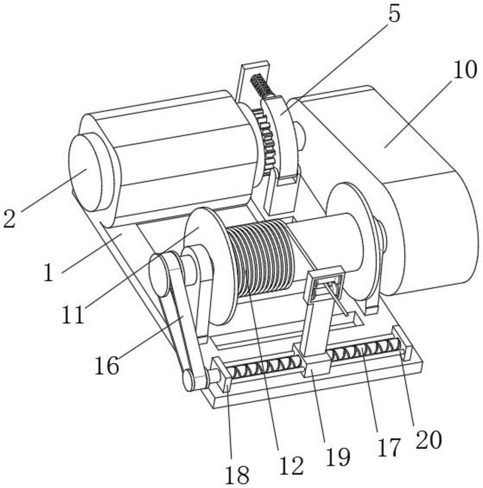 Hoist for lifting and lowering materials for construction site construction