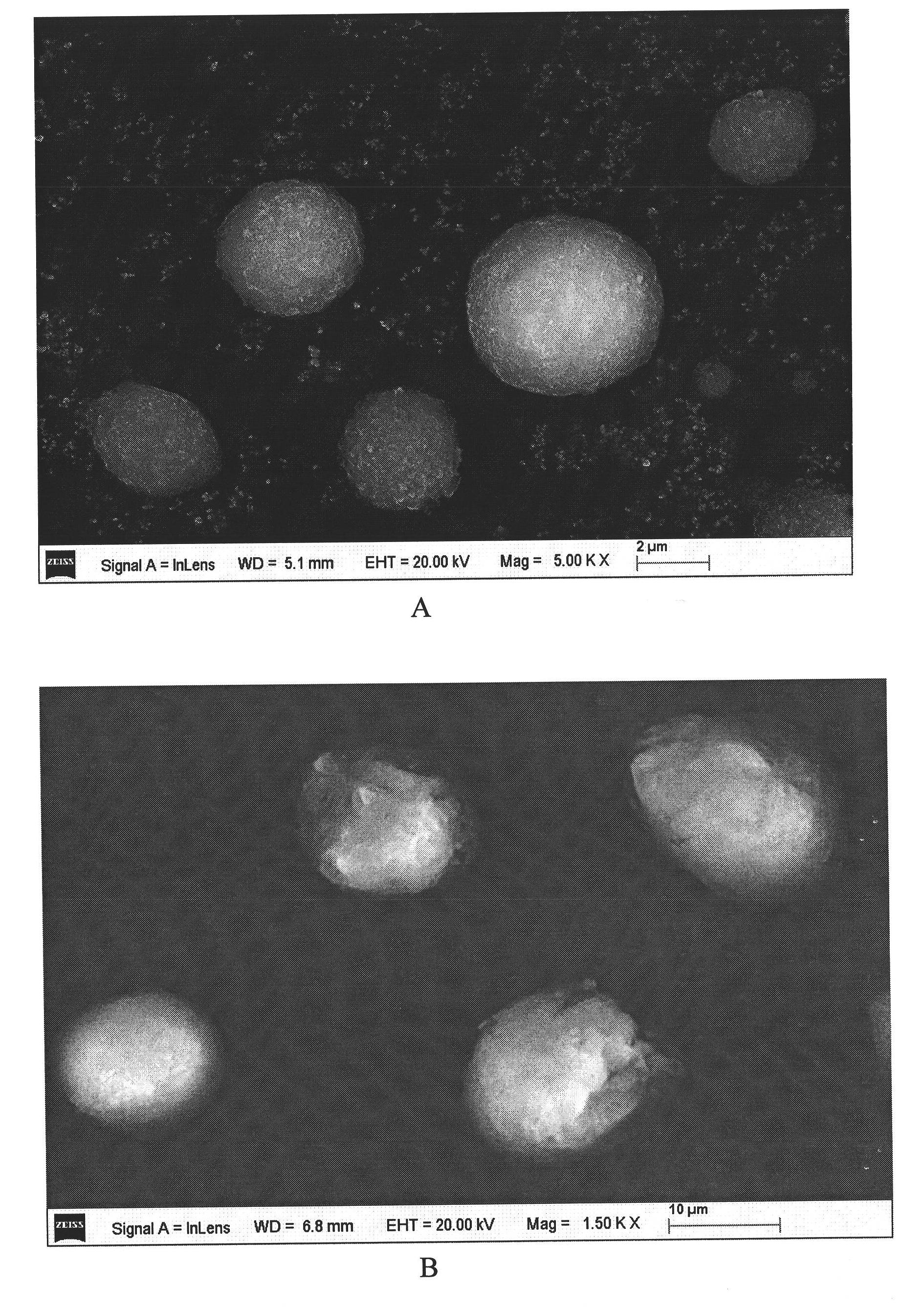 Preparation method and application of spherical magnesium halide carrier