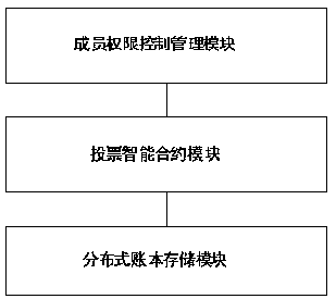 Encrypted electronic voting system and method based on alliance block chain technology