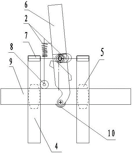 Artificial assistance handheld push-and-pull electromagnet variable-diameter branch clamping lychee tree girdling device