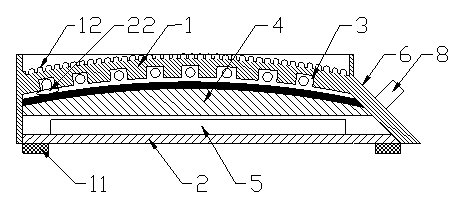 Electric foot warmer and control circuit thereof