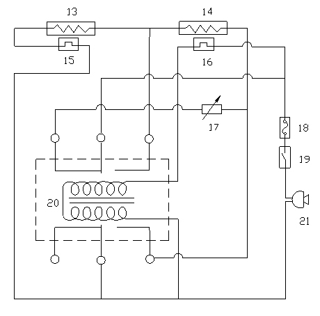 Electric foot warmer and control circuit thereof