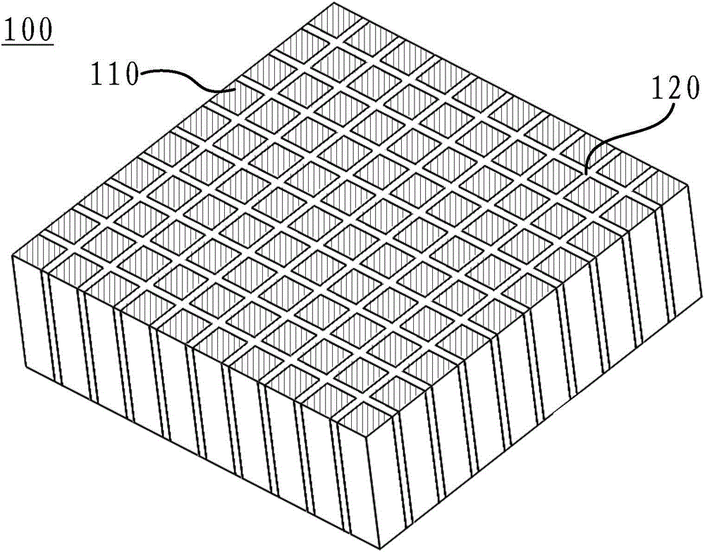 Ceramic scintillator array and manufacturing method thereof