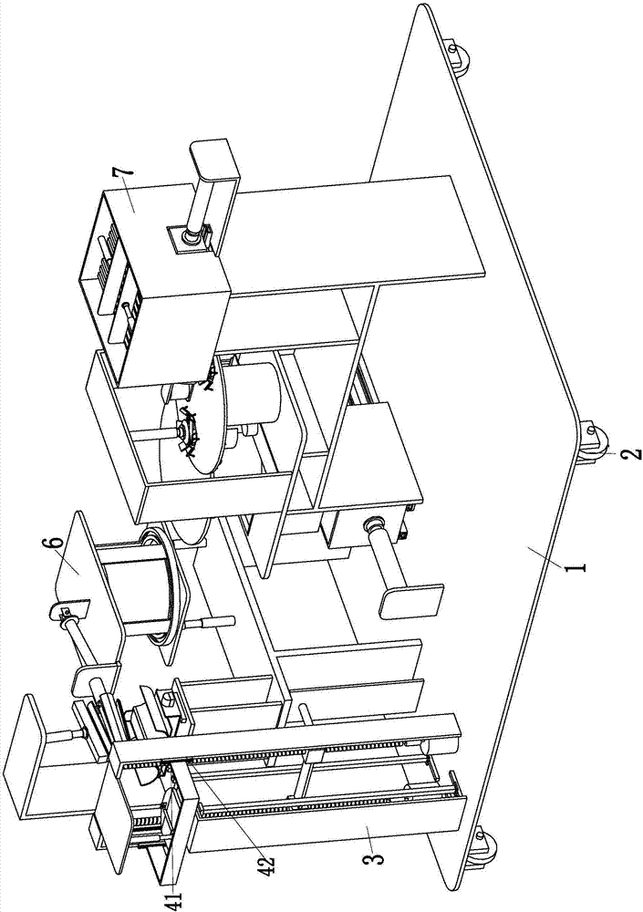 Circular truncated cone-shaped food packaging box fully-automatic rapid processing and forming robot