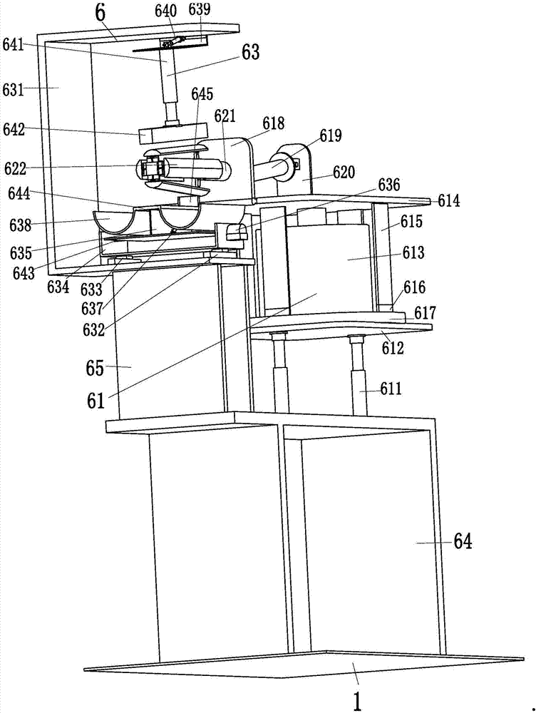 Circular truncated cone-shaped food packaging box fully-automatic rapid processing and forming robot