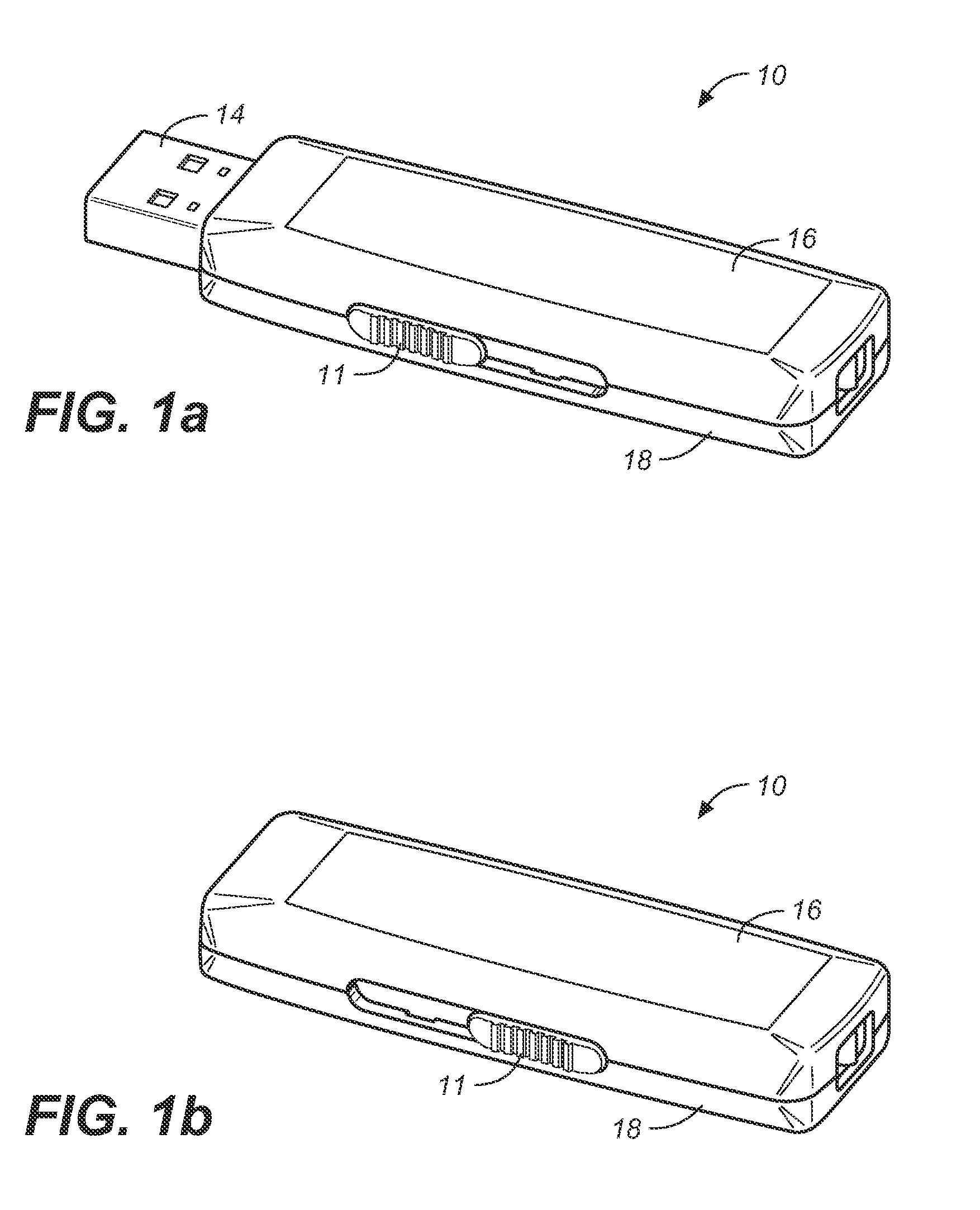 Retractable memory drive