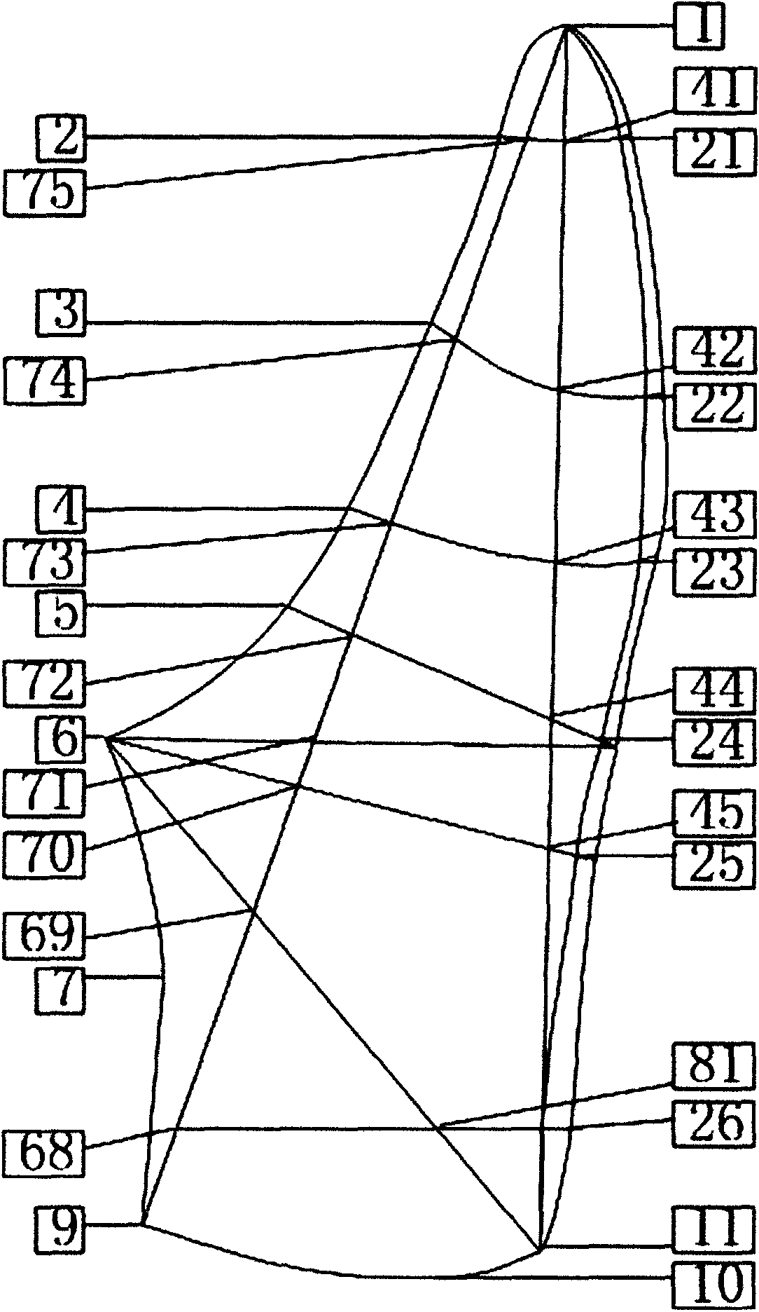 System for fully automatically reconstructing foot-type three-dimensional surface from a plurality of images captured by a plurality of cameras simultaneously